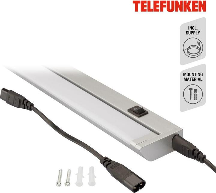 Actual product image Weitere LED Unterbauleuchte, titanfarbig, 1xLED-Platine/8,5W (1000 lm)