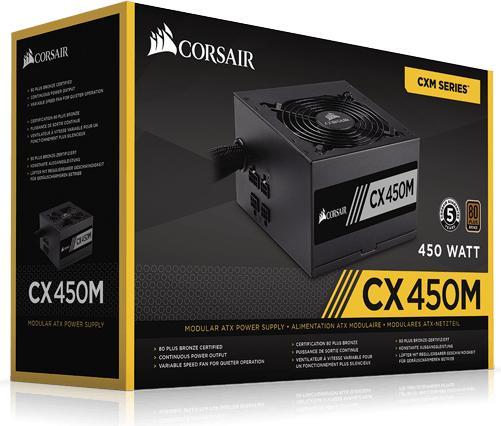 Image du produit Corsair Cx450m (450 W)