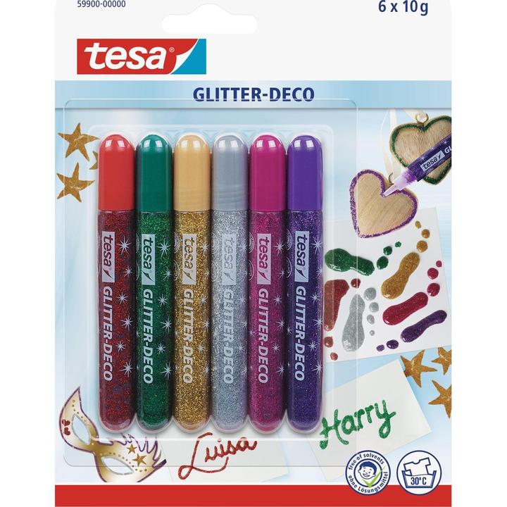 Produktbild tesa Deko Glitzerstifte (10 g, 60 ml)