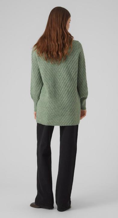 Actual product image Vero Moda VMANJASTINNA LONG COWL PULLOVER GA EXC Knitted jumper (S)
