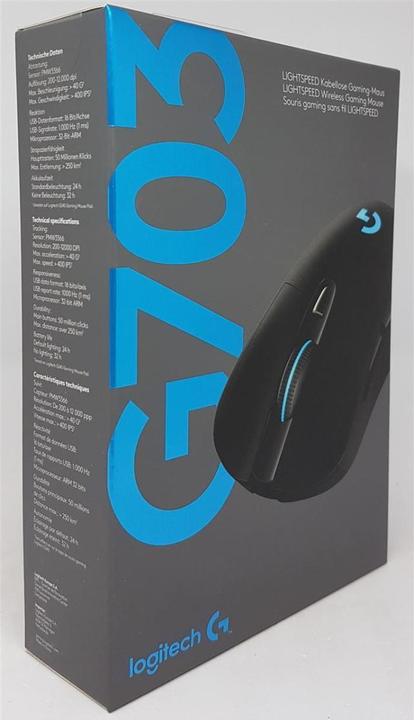 Image du produit Logitech G G703 Lightspeed (Filaire, Sans fil)