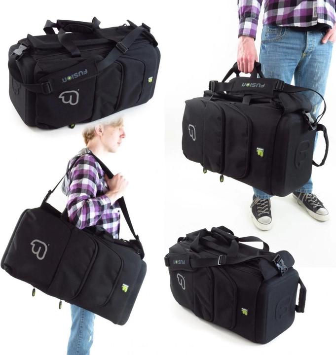 Image du produit Fusion UB-04-B Urban Triple Trumpet Bag - Bleu/Noir (Trompettes, Bugle, Cornet)