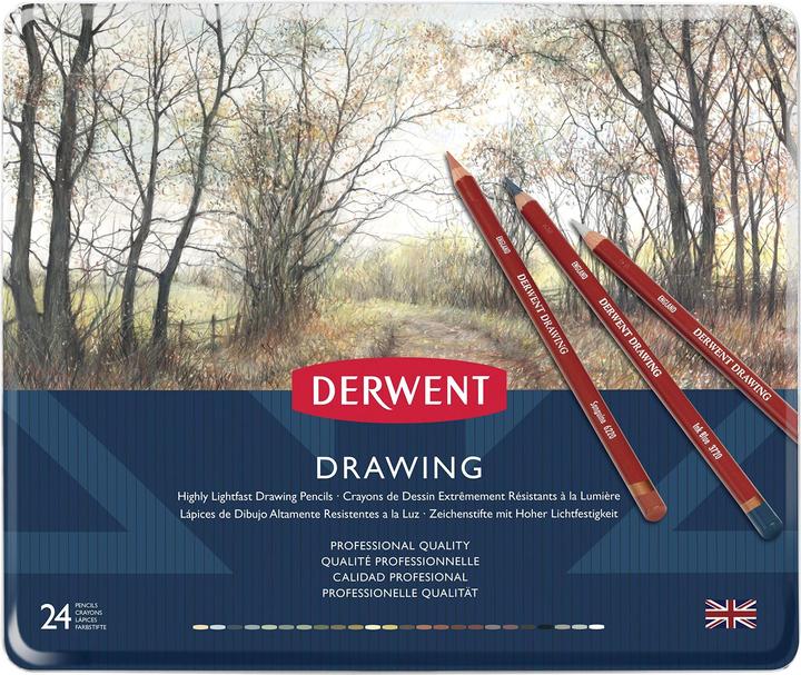 Image du produit Derwent Drawing Buntstifte (Multicolore, 24 x)