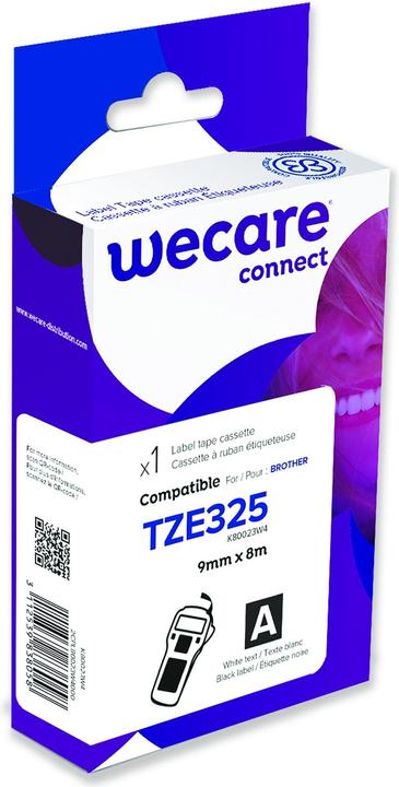 Image du produit Armor OWA K80023W4 Bande de création d'étiquettes blanc sur noir (0.90 cm, Blanc)