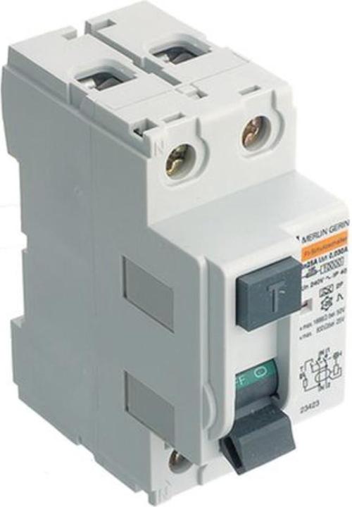 Actual product image Schneider Electric Acti9 iID RCCB 2Pole 25A 30ma Type A