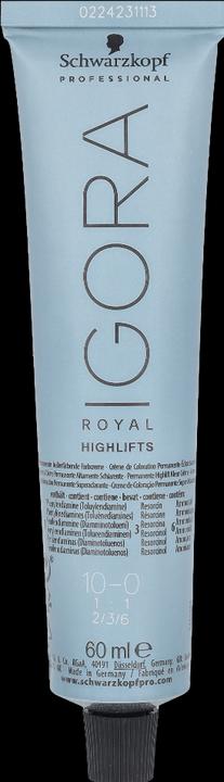 Image du produit Schwarzkopf IGORA ROYAL 10-0 60 ml (10-0 Lifting Ultrablond)