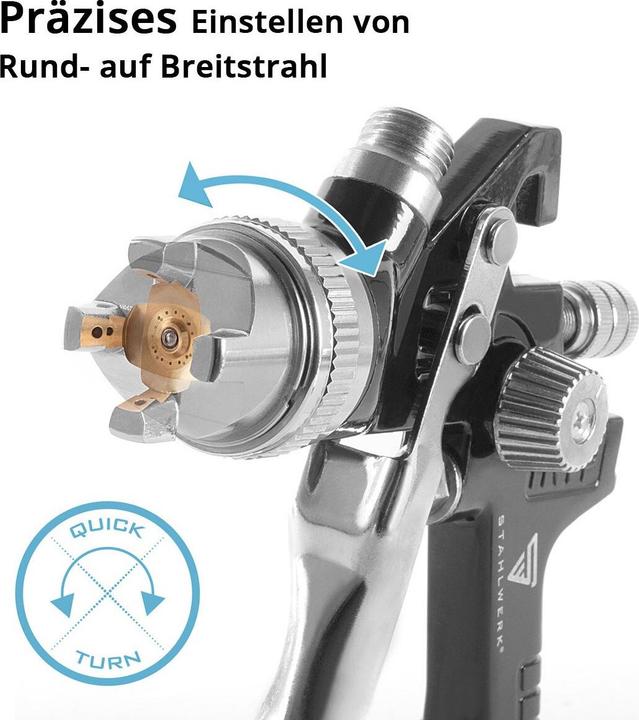 Actual product image Stahlwerk HVLP spray gun SG-600 ST 1.4 mm nozzle 600 ml flow cup