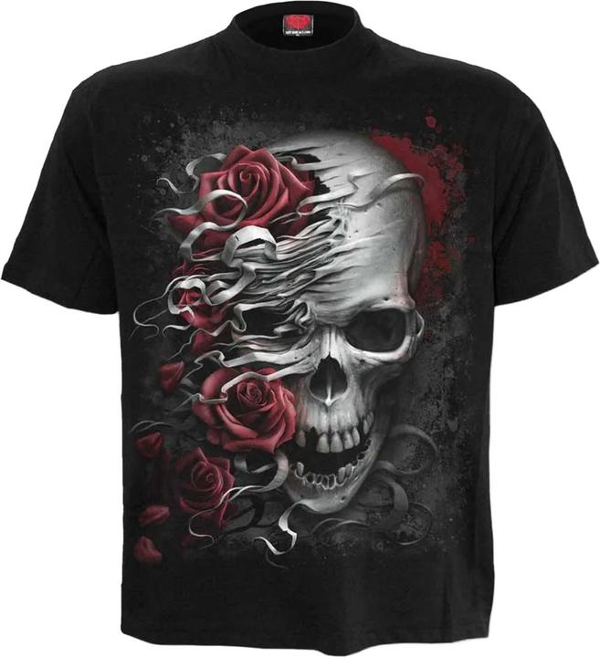 Spiral Skulls N' Roses TShirt