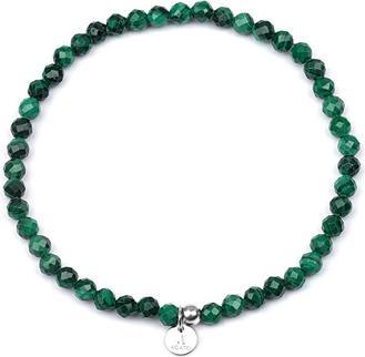 Agato Mineral Bracelet With Malachite Pol-B07/20g