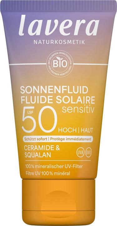 Lavera Sonnenfluid sensitiv LSF50 Tube 40 ml (Sonnencreme, SPF 50, 40 ml)