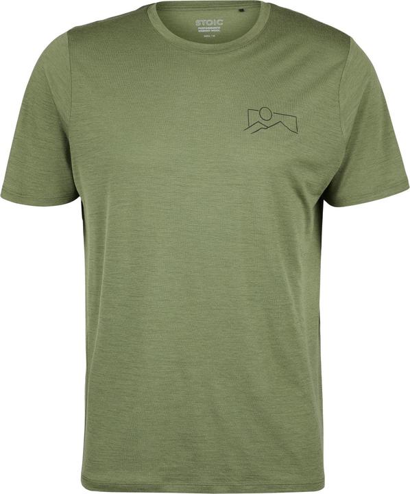Stoic Merino155 LaholmSt. Print T-Shirt Mountain