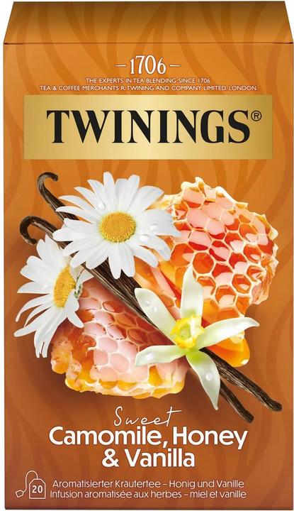 Image du produit Twinings Camomille, miel et vanille (70 g)