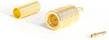 Actual product image Varia MCX Female Connector for RG316 Cable, Crimp Version