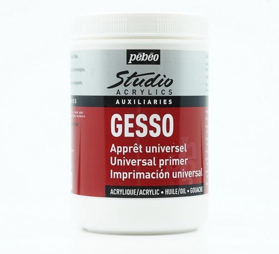 Produktbild Pebeo Studio Acrylics Gesso (Weiss, 1000 ml)