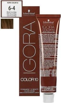 Actual product image Schwarzkopf Professional Igora Color10 hair color (6-4 Dark blond Beige)