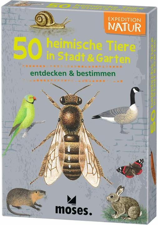 Produktbild Expedition Natur 50 heimische Tiere in Stadt & Garten (Deutsch)