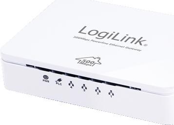 Actual product image LogiLink Homeplug Ethernet Gateway (500 Mbit/s)