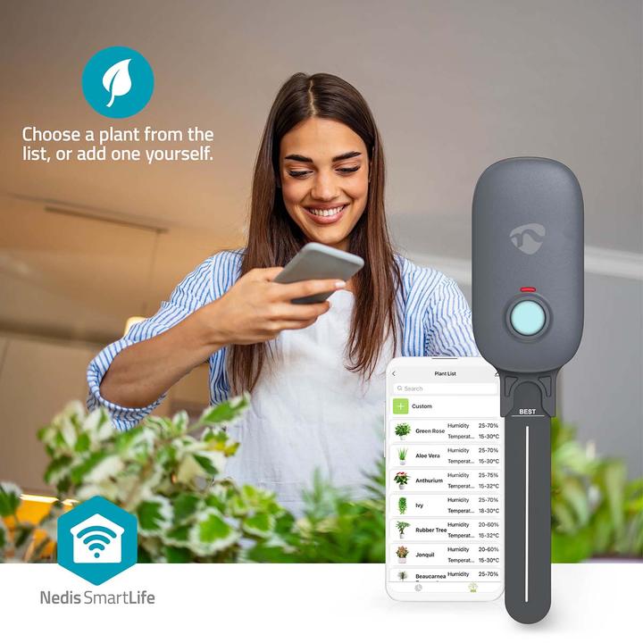 Actual product image Nedis SmartLife soil moisture analyser