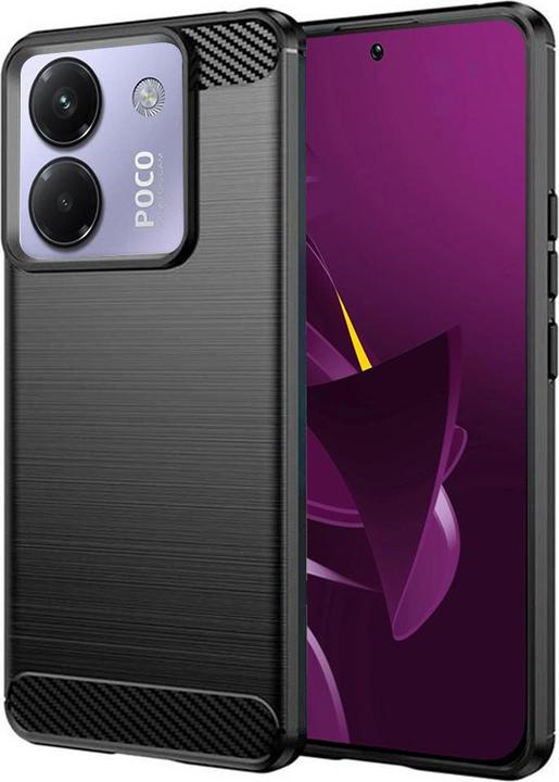 Produktbild Techsuit - Carbon Silicone - Xiaomi Poco M7 Pro 5G - Black (Oppo Reno 7 Pro 5G)