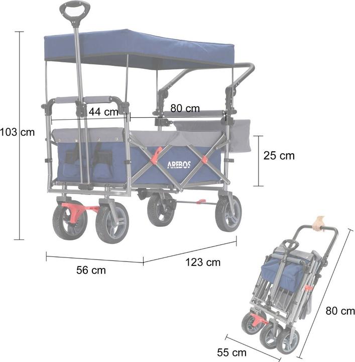 Image du produit Arebos Chariot à pédales