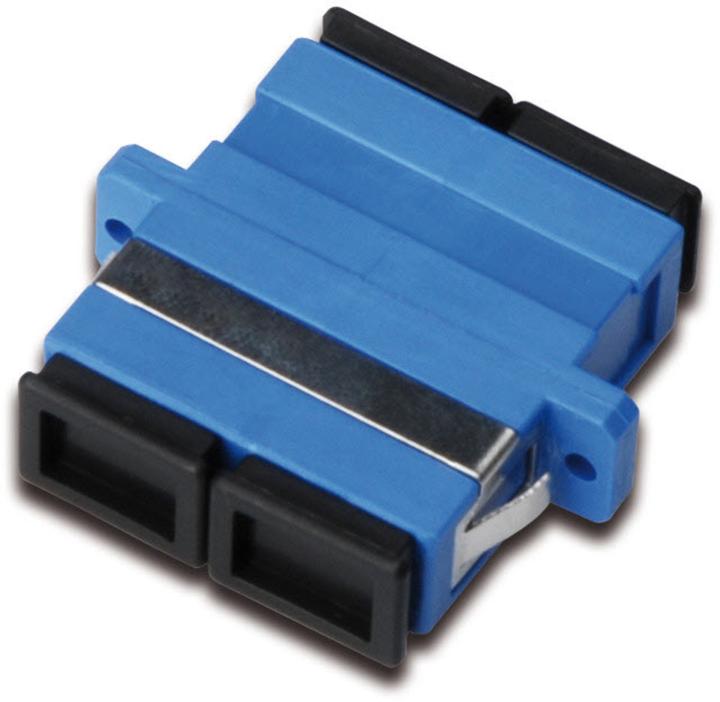 Image du produit Digitus Coupleur Duplex SC / SC Couleur bleu Manchon en céramique de zircone Boîtier en plastique monomode (S/UTP, CAT6, 0.16 m)