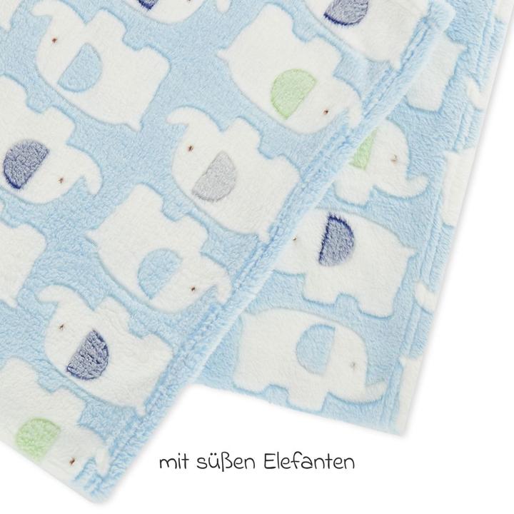 Immagine prodotto Globus Coperta elefante coccolosa (75 x 90 cm)