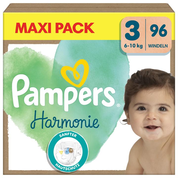 Image du produit Pampers Harmonie (Taille 3, Pack semi-mensuel, 96 pièce(s))