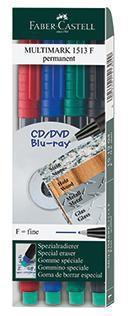 Produktbild Faber-Castell Multimark (Mehrfarbig, 0.60 mm, 4 x)