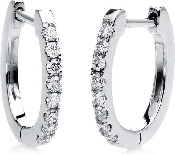 Actual product image Goldberg Diamant Creoles with diamonds (Gold)