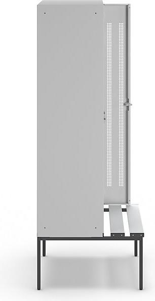 Actual product image Wolf Clothes locker with bench underneath (90 cm, 214 cm)