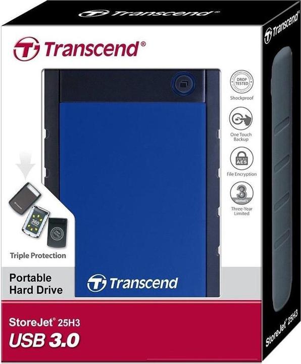 Actual product image Transcend StoreJet 25H3 (2 TB)