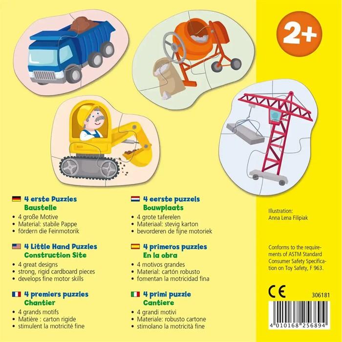 Produktbild Haba erste Puzzles – Baustelle (4 Teile)