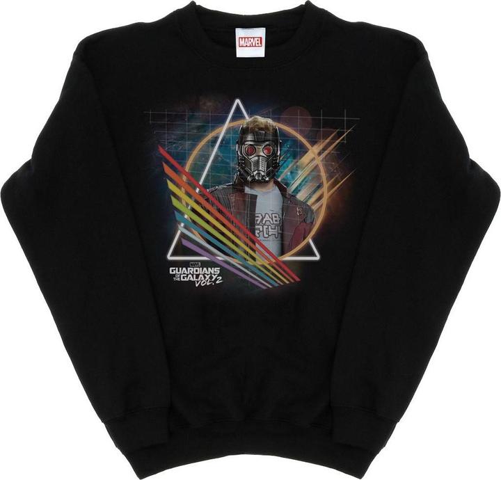 Guardians Of The Galaxy Neon Star Lord Masked Sweatshirt Jungen