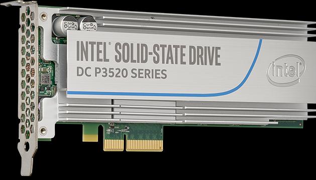 Produktbild Intel SSD Flash DC P3520, 2TB, PCI-Express (2000 GB, PCI-Express)
