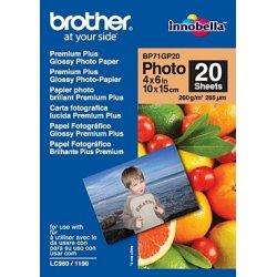 Immagine prodotto Brother Premium Plus Glossy BP-71GP20 (260 g/m², 10 x 15 cm, 20 x)