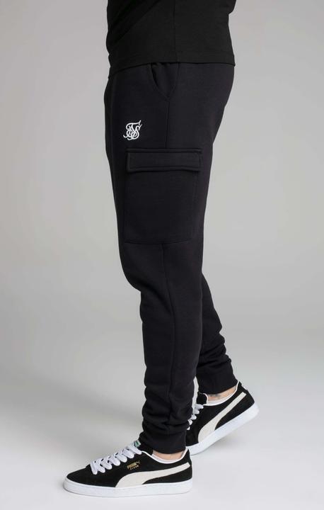Image du produit Siksilk Sweatpants Black Essential Cargo Jogger (L)
