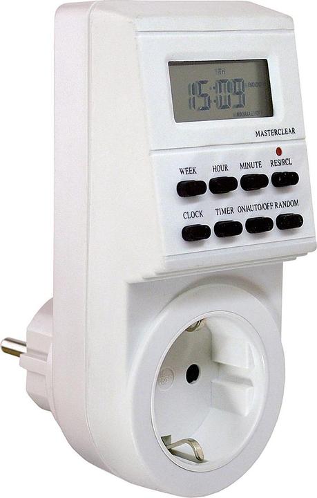 Actual product image As - Schwabe 24032 Digital socket timer weekly program 3500 W IP20