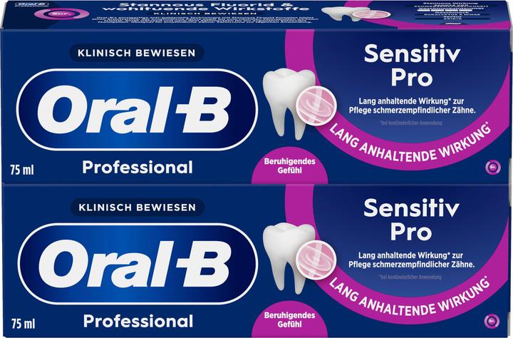 Immagine prodotto Oral-B Professional Sensitiv Pro Duo 2x75ML Zahnpasta (75 ml)