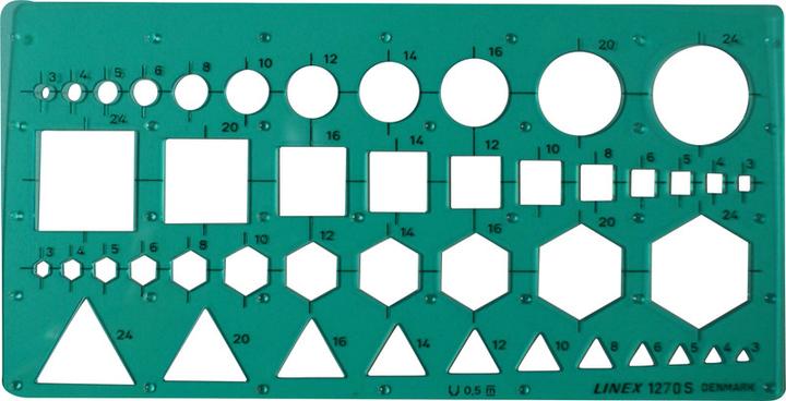 Produktbild Linex Kombinationsschablone (19.50 cm)