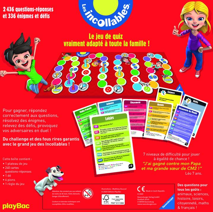 Image du produit Ravensburger Jeu familial Incollables (Français)
