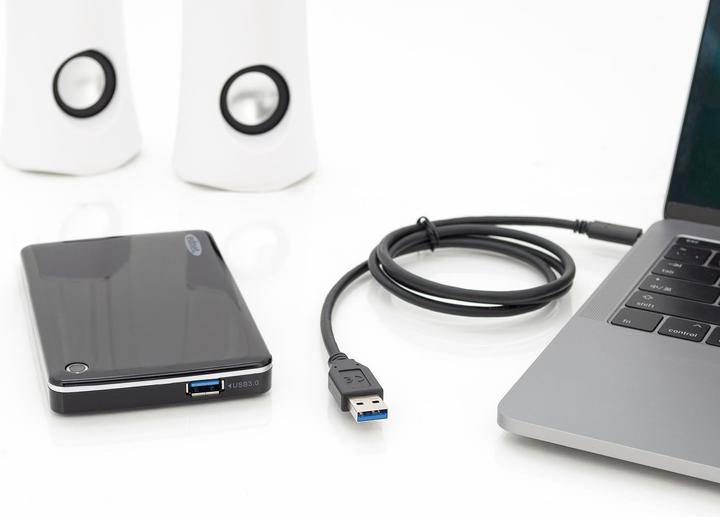 Produktbild Digitus USB C – USB A (1 m, USB 3.1)