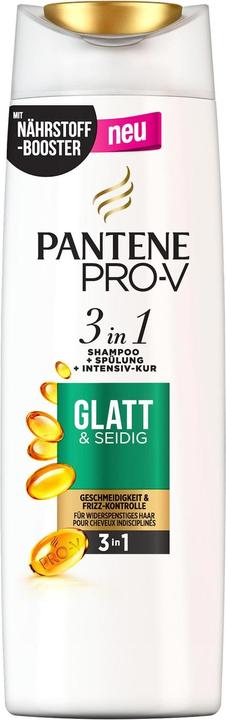 Produktbild Pantene Glatt & Seidig 3in1 (250 ml, Flüssiges Shampoo)
