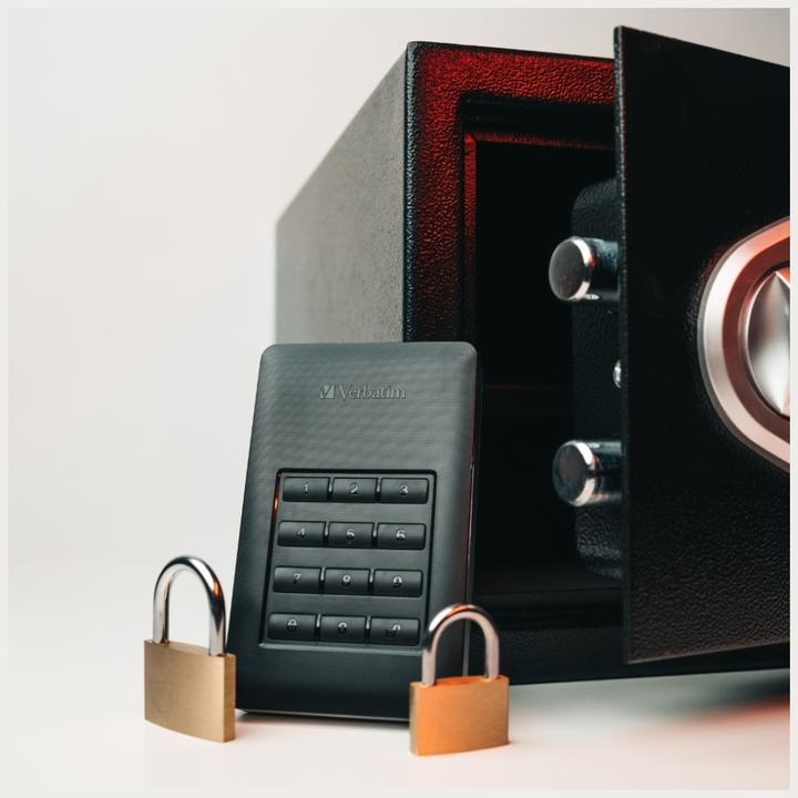 Immagine prodotto Verbatim unità HDD esterna USB 3.1 Secure (1 TB)
