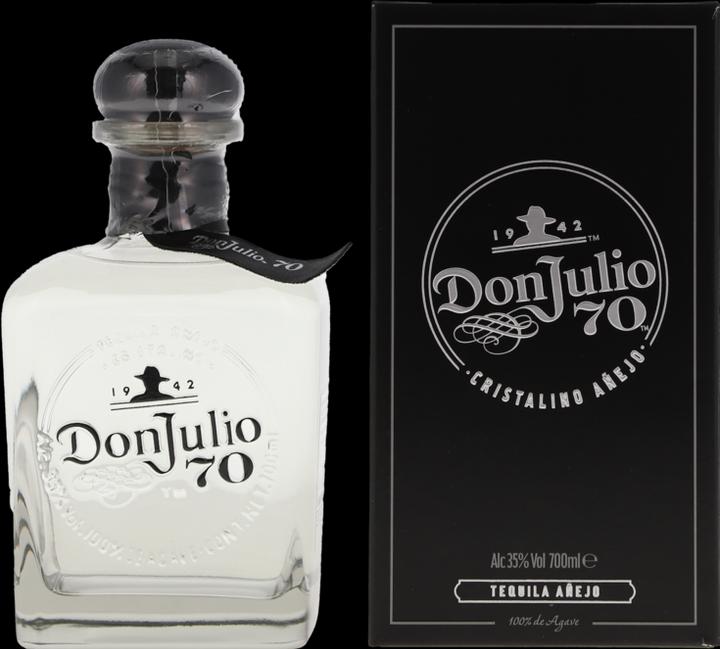 Image du produit Don Julio 70e anniversaire de Cristalino (1 x 70 cl)