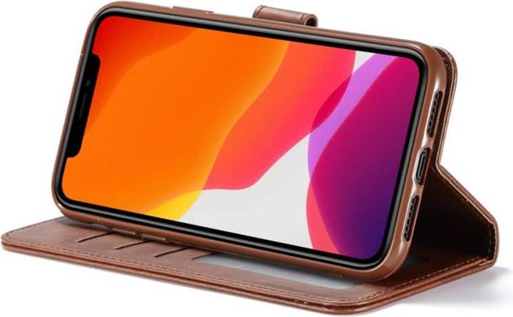 Produktbild LC.Imeeke iPhone 5 / 5S / SE 2016 - Wallet Etui mit 3 Kartenfächern & Magnetverschluss, Braun (Apple iPhone 5, Apple iPhone 5s, Apple iPhone SE)