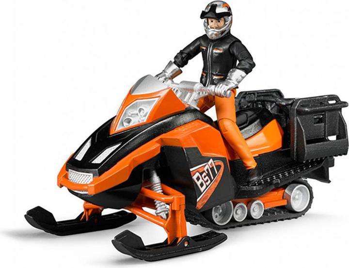 Actual product image Bruder BR Snowmobile with driver and equipment 21x9.3x9.3cm bWorld