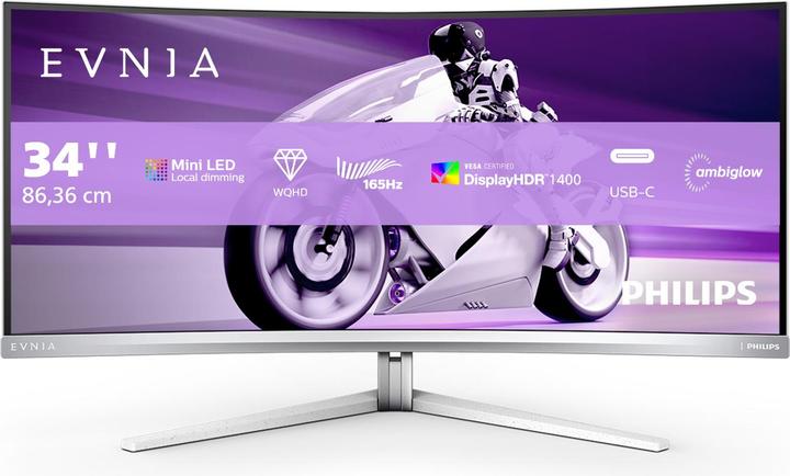 Produktbild Philips Evnia 34M2C7600MV (3440 x 1440 Pixel, 34")