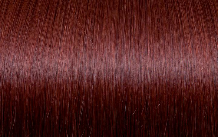 Seiseta Classic Keratin Fusion Glatt 35 tiefes Rot 40/45 cm (Tiefes Rot, 45 cm)