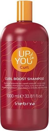 Inebrya Up To You Curl Boost nawilżający szampon do włosów falowanych i kręconych 1000ml (1000 ml, Flüssiges Shampoo)