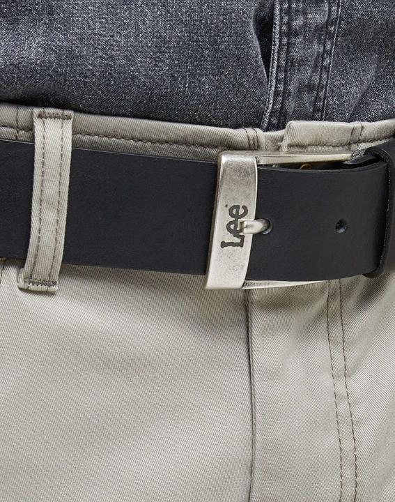 Actual product image Lee Leather Belt Logo Buckle (95)
